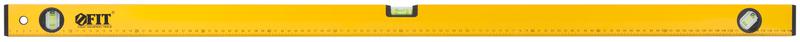 Уровень "Старт" 3 глазка фрезер. рабочая грань магниты шкала 1200мм корпус желт. FIT 18135