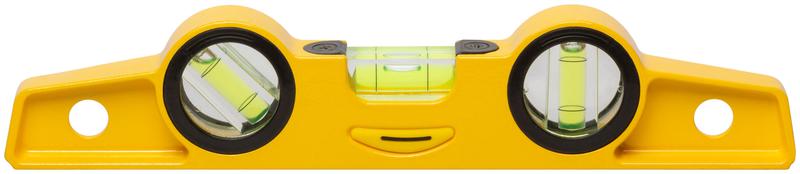 Уровень "Хард" мини 3 глазка литой усиленный профиль фрезер. рабочая грань магниты 250мм FIT 18590