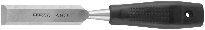 Стамеска CrV с пластиковой ручкой 22мм FIT 43122