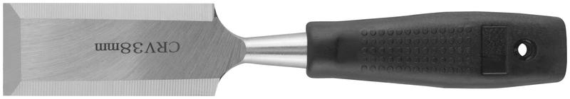 Стамеска CrV с пластиковой ручкой 38мм FIT 43138