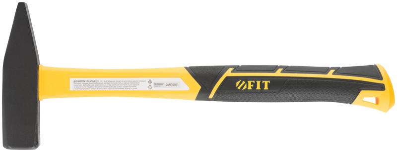 Молоток кованый Профи 600г фибергласовая усилен. ручка FIT 44336