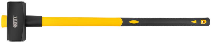 Кувалда кованая 900мм 6кг фибергласовая обратная усилен. ручка FIT 45246