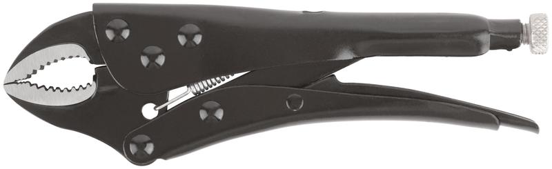 Зажим ручной с фиксатором тип WR черненый 180мм FIT 52712