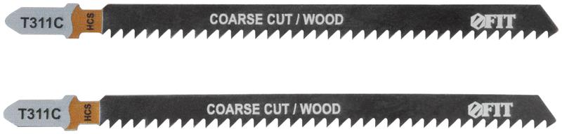 Полотно по дереву HCS разведенные фрезерованные зубья 126/100/2.5мм (Т311С) (уп.2шт) FIT 40883