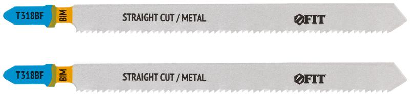 Полотно по металлу Bimetal 132/106/1.8мм (T318AF) фрезерованные волнистые зубья (уп.2шт) FIT 40920