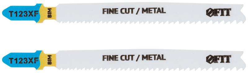 Полотно по алюминию и цвет.мет HSS фрезерованные зубья 100/74мм переменный шаг (T123XF) (уп.2шт) FIT 40929