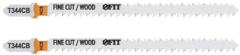 Полотно по дереву двусторонние HCS шлифованные под свободным углом зубья 116/90мм (T344CB) (уп.2шт) FIT 40960