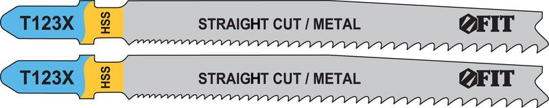 Полотно по алюминию и цвет.мет HSS фрезерованные зубья 100/74мм переменный шаг (T123X) (уп.2шт) FIT 40978