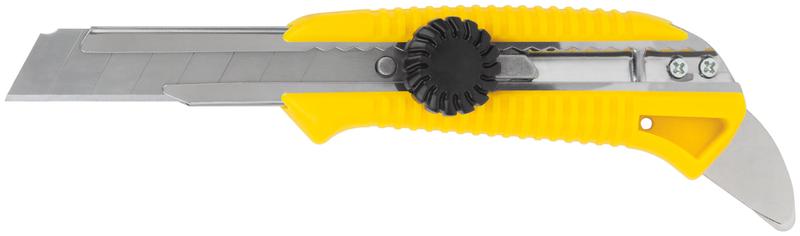 Нож технический 18мм усиленный вращ. прижим с пяткой FIT 10256