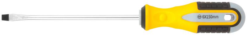 Отвертка "Старт" CrV сталь прорезиненная ручка 6х150мм SL FIT 55188