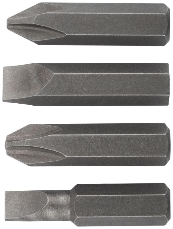 Набор бит для ударной отвертки CrV набор 4шт 35мм FIT 56269