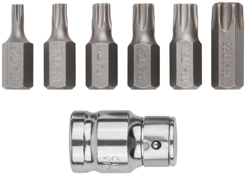 Набор бит дюймTORхдюйм CrV (уп.7шт) FIT 57825