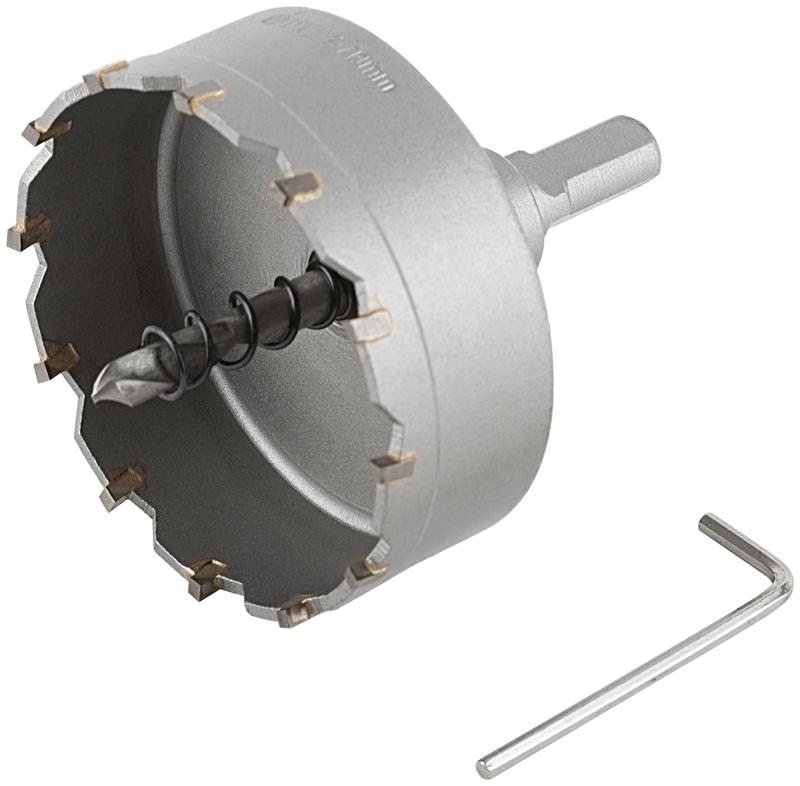 Коронка кольцевая с карбидными вставками Профи 70мм для отверст. в нерж. стали FIT 36855