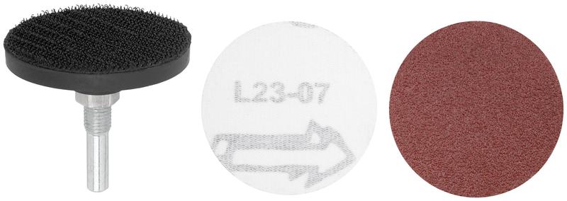 Круг шлифовальный набор 10шт+штифт 1шт FIT 36913