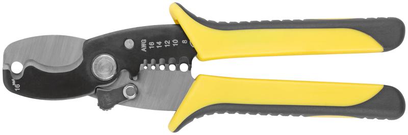 Кабелерез со съемником изоляции 1.3-4.6мм. 180мм FIT 60051