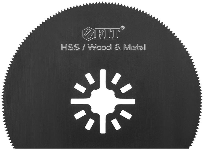 Полотно пильное фрезерованное дисковое прямое Bi-metall Co 8% 80х0.65мм FIT 37929