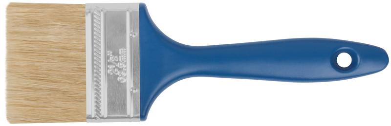 Кисть флейцевая "Модерн" натур. светлая щетина пластиковая ручка 2. 5дюйм (63мм) FIT 01156