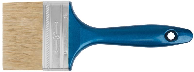 Кисть флейцевая "Модерн" натур. светлая щетина пластиковая ручка 3дюйм (75мм) FIT 01157