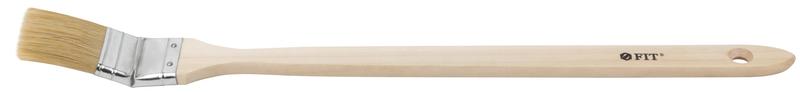 Кисть радиаторная натуральная светлая щетина деревянная ручка 1.5дюйм (38мм) FIT 01214