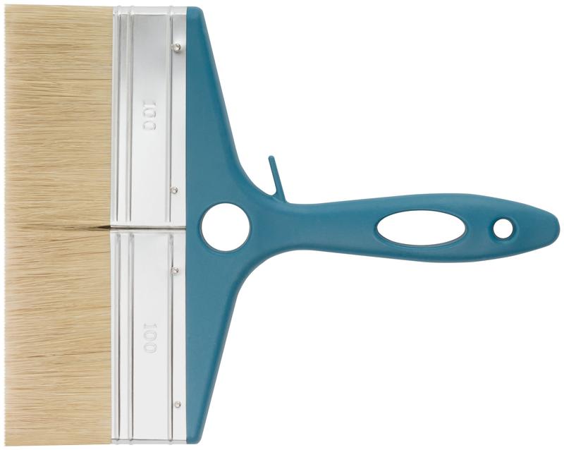 Кисть флейцевая "Атлант" натуральная светлая щетина пластиковая ручка 8дюйм (200мм) FIT 01250