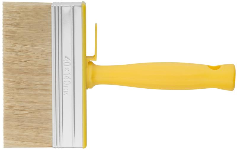 Макловица натуральная светлая щетина пластиковый корпус полая ручка "мини" 40х140мм FIT 01644