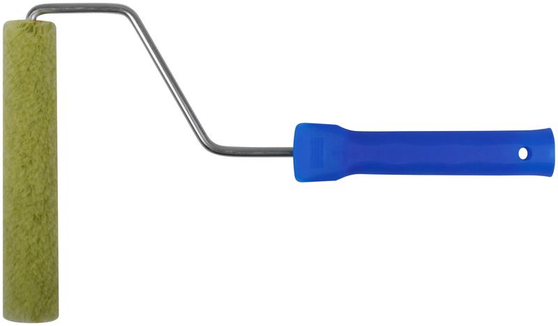 Валик полиакриловый "мини" диам. 15/35мм ворс 10мм длина ручки 400мм 150мм зел. FIT 02694