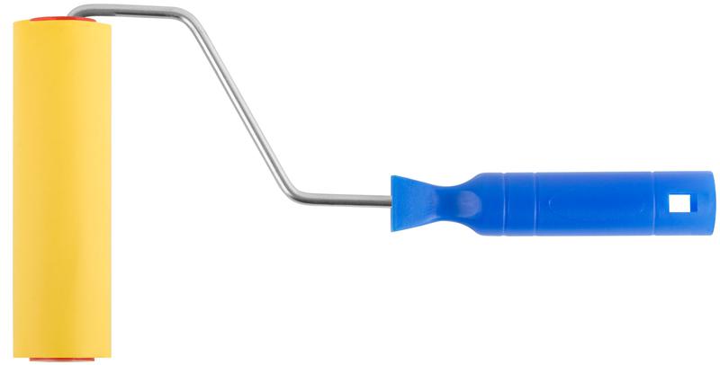 Валик прижимной для обоев резиновый 150мм желт. FIT 02983