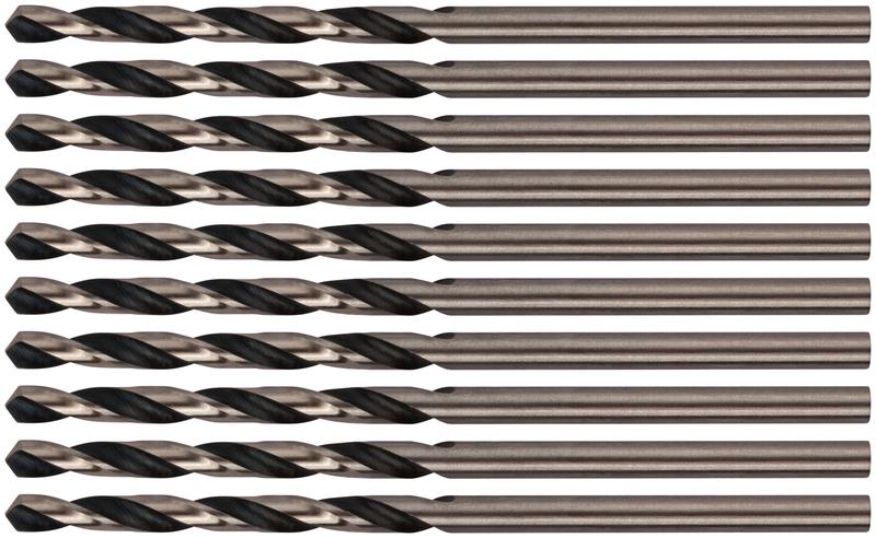 Сверло по металлу HSS черненые 2.5х57мм (уп.10шт) FIT 33525