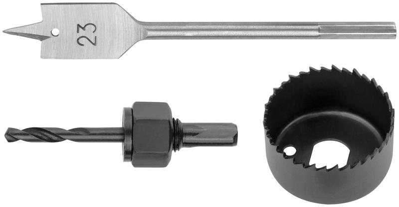 Сверло наборное для замков набор 3шт (23/50мм) FIT 36351