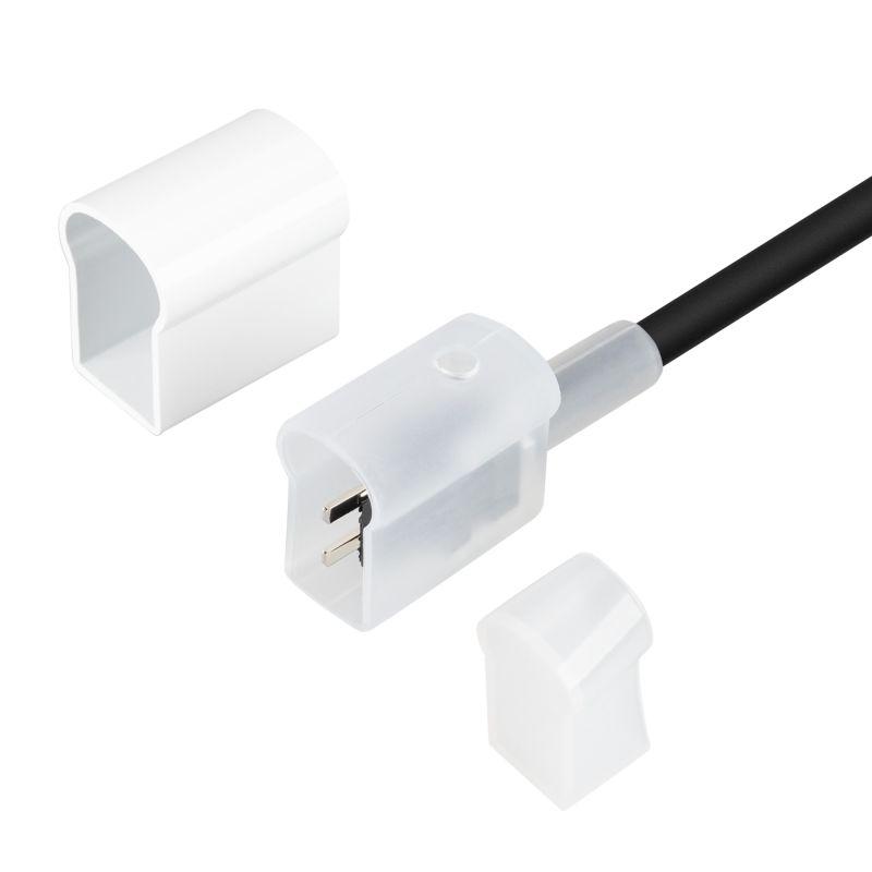 Шнур питания MOONLIGHT-Power-230В (12х24мм) силикон Arlight 052671