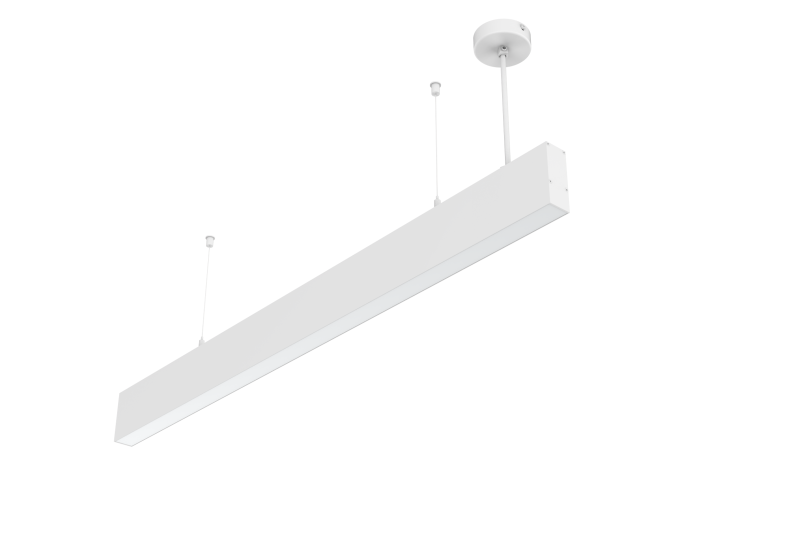 Светильник светодиодный Angusta High 1753х35х90 61Вт 4000К IP40 подвесной RAL9003 бел. муар рассеив. опал VARTON V1-R0-00543-30000-4006140