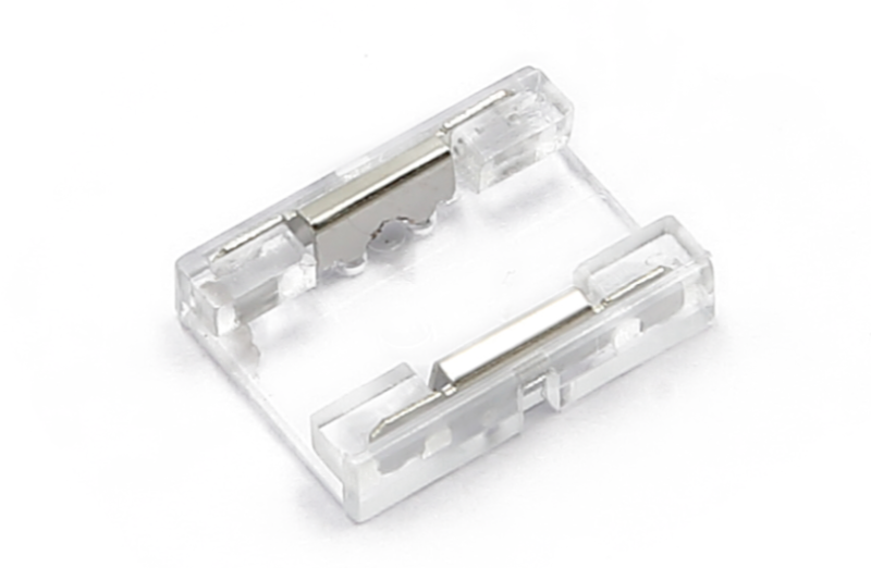 Соединитель жесткий пластиковый прозр. для ленты 08 лента-лента (уп.5шт) VARTON V4-R0-00.0024-0008.0001