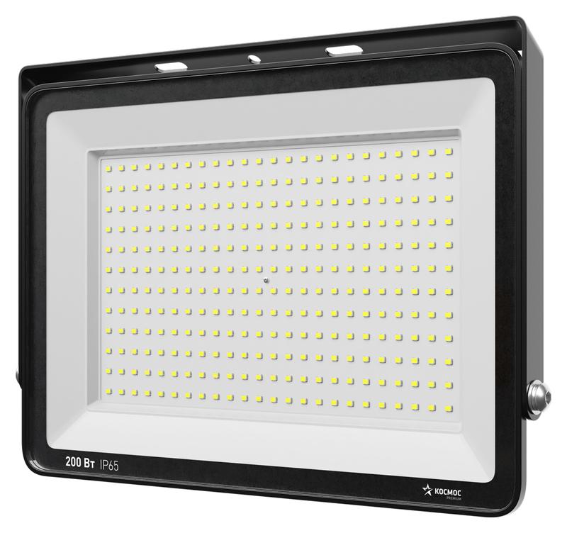 Прожектор светодиодный PREMIUM 200Вт 6500К 20000лм IP65 КОСМОС KOS_PR_LED_200