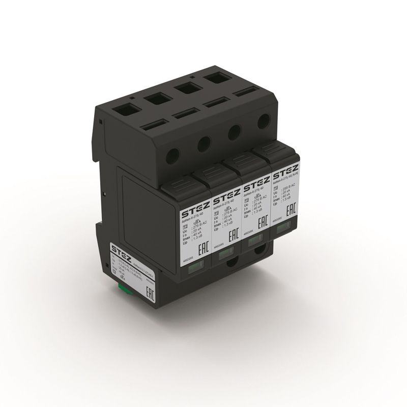 Устройство защиты от импульсных напряжений класса 2 1 фаза PEN АвИмп-II-1.0-275/40-С СТЭЗ 40020004