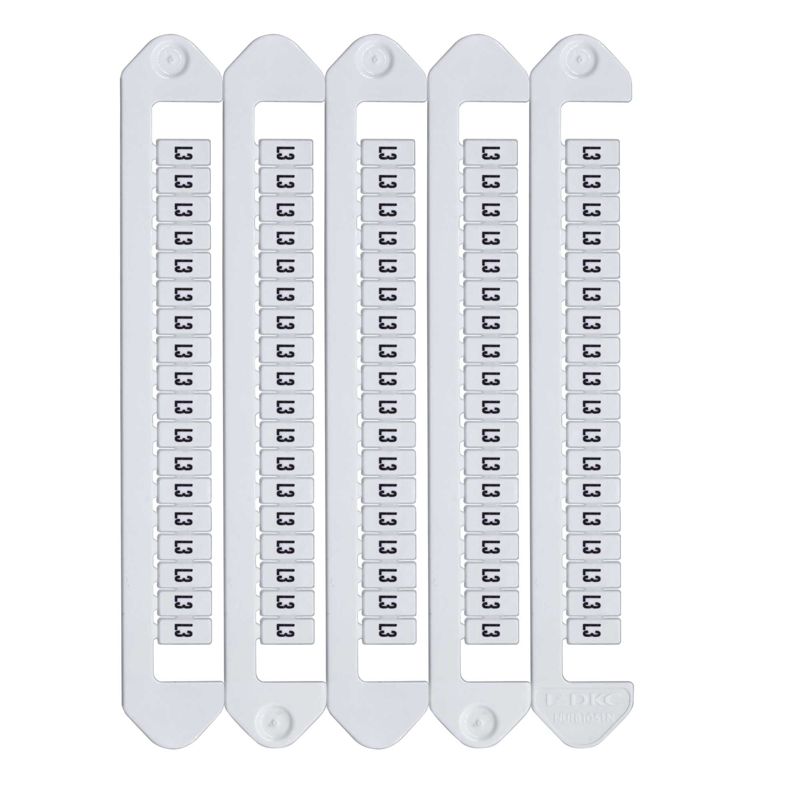Маркировка для клемм ширина 5мм символы "L3" горизонтальная ориентация DKC NUTB-5-L3H