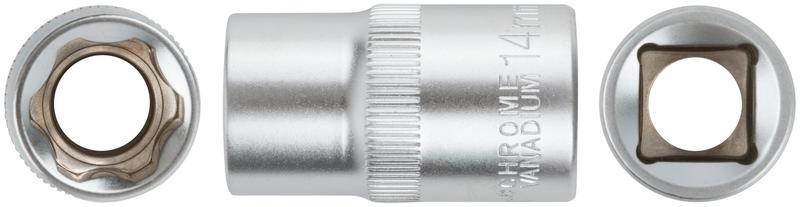 Головка шестигранная CrV 1/2дюйм 14мм FIT 62044