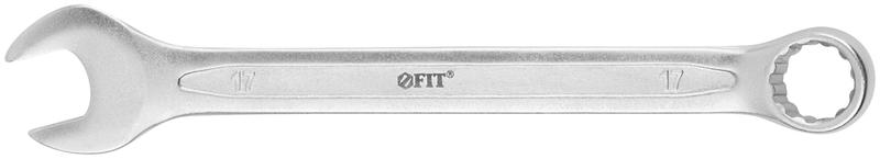 Ключ комбинированный усиленный "Гранд" CrV холодный штамп 17мм FIT 63287