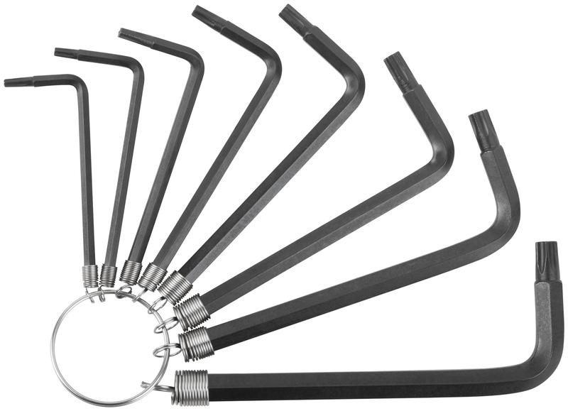 Ключ "звездочки" 8шт CrV Т9-Т40 на кольце FIT 64003