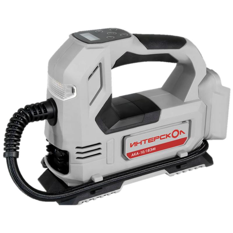 Компрессор аккумуляторный АКА-10/18ЭМ АПИ 18В без АКБ и ЗУ ИНТЕРКОЛ 748.0.0.70