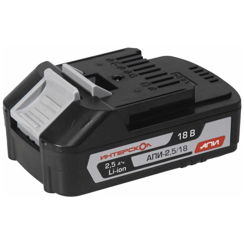 Блок аккумуляторный АПИ-2.5/18 АКБ 2.5Ач АПИ 18В ИНТЕРСКОЛ 2400.024