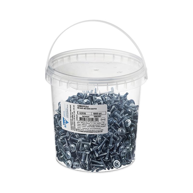 Саморез ШСММ сверло 4.2х16 (уп.1000шт) Tech-Krep/Zitar 100382
