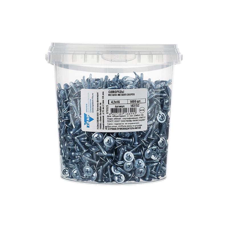 Саморез ШСММ сверло 4.2х16 (уп.1400шт) Tech-Krep/Zitar 143152