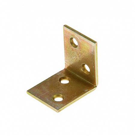 Уголок мебельный широкий 60х60х60х2мм желт. Tech-Krep/Zitar 148297