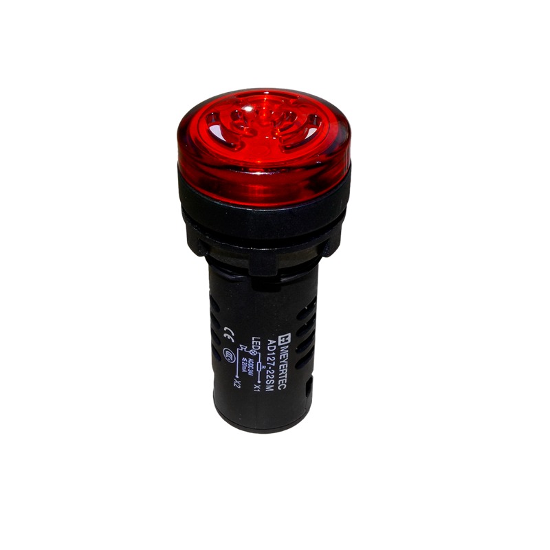 Зуммер с подсветкой 80дБ 24В IP65 MT22-SM24E пластик красн. ОВЕН 137328