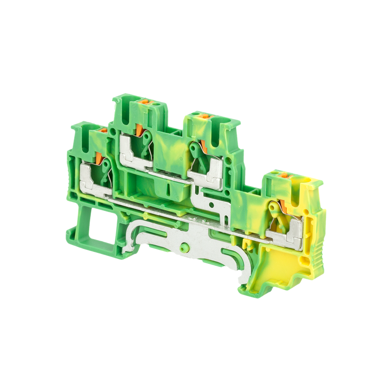 Клемма push-in двухуровневая "Земля" 2.5кв.мм MTP-D2.5PE ОВЕН 136792