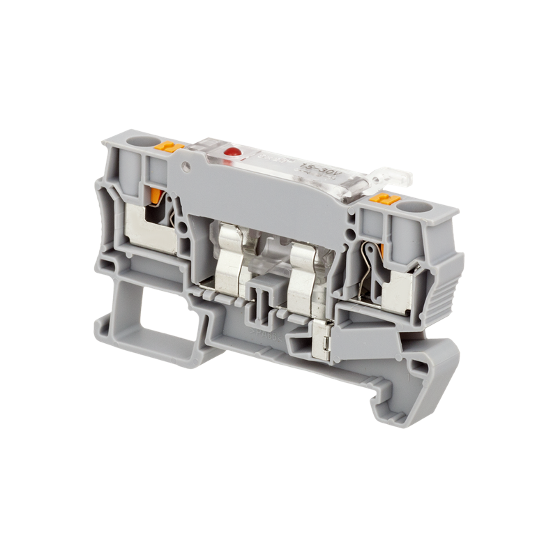 Клемма push-in с держателем предохранителя 4кв.мм индикация 24В MTP-4F24 ОВЕН 136802