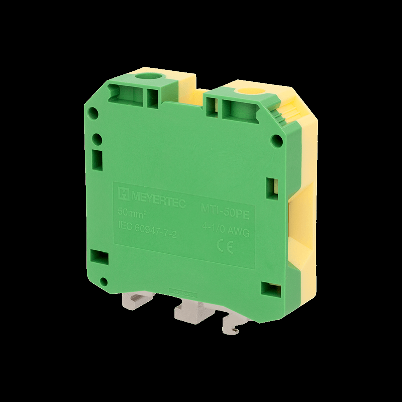 Клемма винтовая силовая "Земля" 50кв.мм MTI-50PE ОВЕН 136848