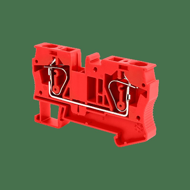 Клемма пружинная проходная 6кв.мм красн. MTS-6RD ОВЕН 136891