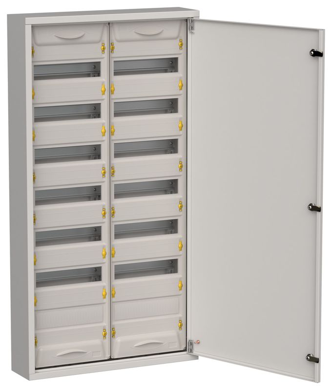 Корпус ЩРн-168 (2х84) TITAN 5 1085х570х140 IP31 метал. сер. IEK TI5-50-N-2X084-31-7035