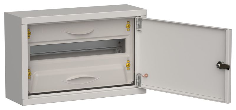 Корпус ЩРн-18 (1х18) TITAN 5 268х420х140 IP31 метал. сер. IEK TI5-50-N-018-31-7035